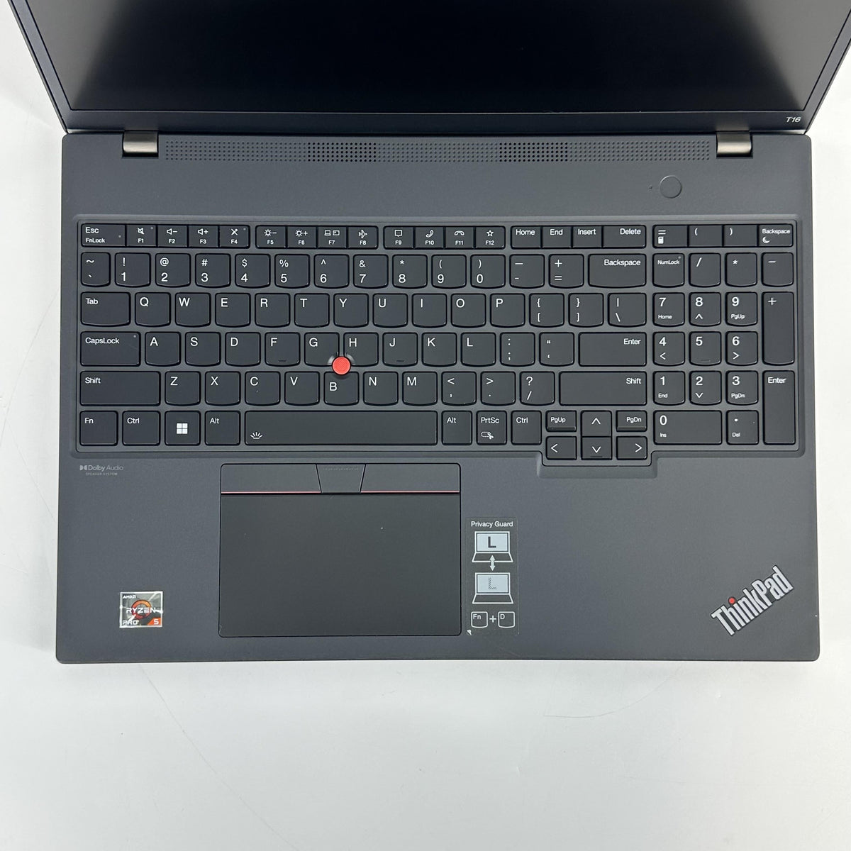Lenovo ThinkPad T16 Gen 1 Black 2.9 GHz AMD Ryzen 5 Pro 6650U 16GB RAM 512GB Solid State Drive